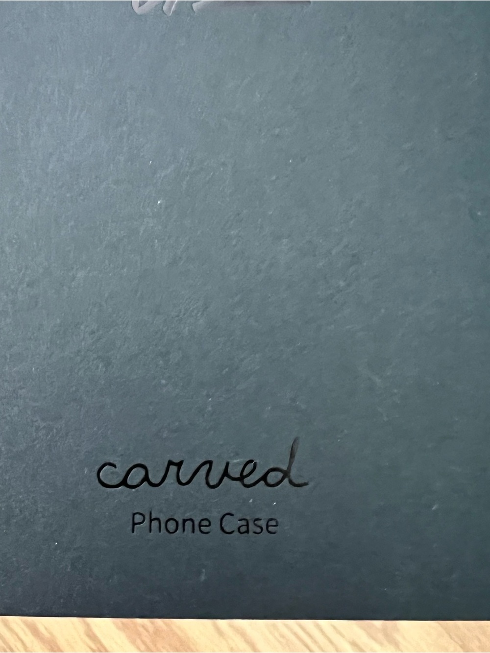 Blue Swirl Resin & Wood Phone Case By Carved for iPhone 17 pro New in case - Picture 7 of 7